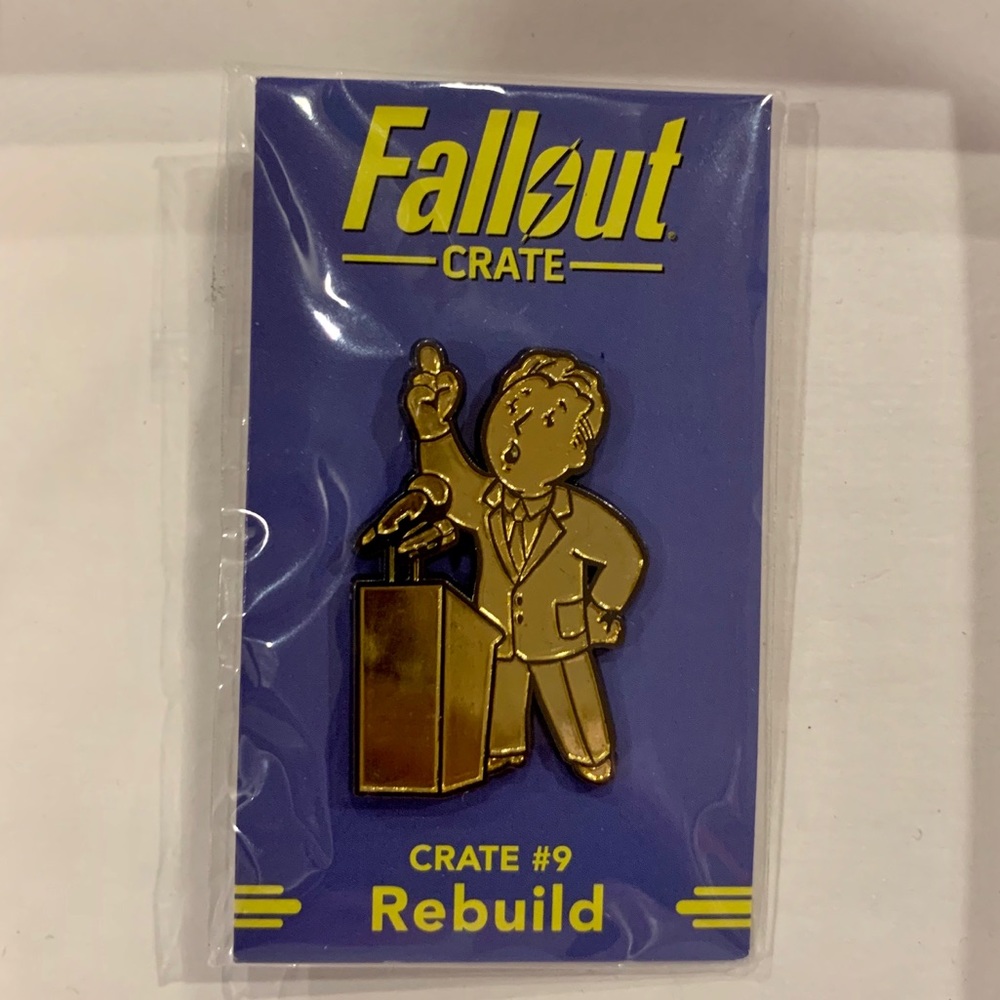 Sealed Fallout Crate #9 Rebuild Pin